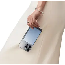 Portable Charger Xiaomi Super Slim Magnetic Power Bank 5000mAh Blue, 5 image