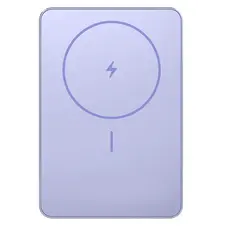 Portable charger Xiaomi Super Slim Magnetic Power Bank 5000mAh Purple