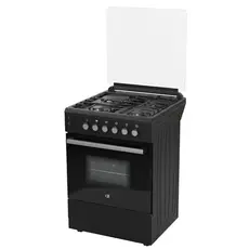 Cooker Oz OE 6031 BL / 3Gas + 1Electric / Electric Oven / 60x60x85cm / FFD / Matte Black