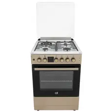 Oven Oz OE 6031 IX / 3Gas + 1Electric / Electric Oven / 60x60x85cm / FFD / Inox