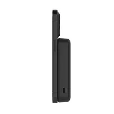 Portable Charger Belkin Magnetic Wireless Power Bank Qi2 15W 10000mAh With Stand BPD008BTBK, 3 image