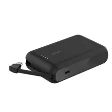 Portable charger Belkin Power Bank 10000mAh With Integrated Cable BPB021HQBK