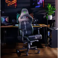 Razer Gaming Chair Enki Black/Green, 9 image