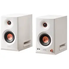 Speaker Edifier MR5, 110W, XLR, 6.35 mm TRS, RCA, AUX, Tri-amped Powered Studio Monitor Speakers, White