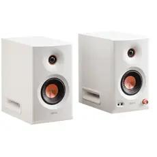 Speaker Edifier MR5, 110W, XLR, 6.35 mm TRS, RCA, AUX, Tri-amped Powered Studio Monitor Speakers, White, 3 image