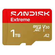 SanDisk 1TB Extreme MicroSD/HC UHS-I Card 245MB/S Class 10 SDSQXH9-1T00-GZ6MA