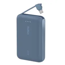 Portable charger Belkin Power Bank 10000mAh With Integrated Cable BPB021HQBL