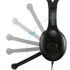 Edifier K800 USB Headset Over Ear Stereo Gaming (Black), 3 image