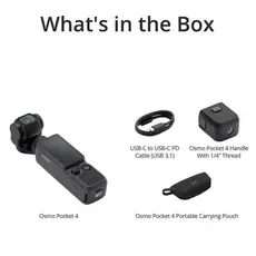 Action camera DJI Osmo Pocket 4 Essential Combo, 5 image