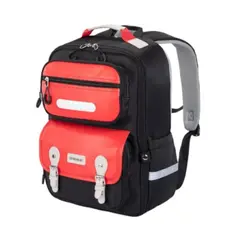 Kingsons 15.6" Notebook Bag Primary School Backpack Black/Red - KS251307, 2 image