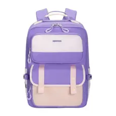 Kingsons 15.6" Notebook Bag Primary School Backpack Purple - KS251093
