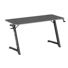 Game table Vertex VX-GD-02RGBB Gaming Desk With RGB Lighting On Desk Edge Black/Matte Black, 2 image