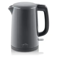 Electric Kettle ETA 859590020 Edita, 2200W, 1.5 L, Double Wall, Grey, 2 image