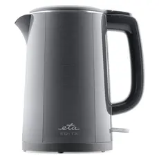 Electric Kettle ETA 859590020 Edita, 2200W, 1.5 L, Double Wall, Grey