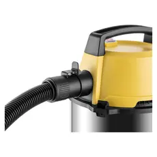 Vacuum Cleaner ETA Barello Profi 622290000, 1400W, Wet/Dry, 17 L, Stainless Steel, Yellow/Silver, 5 image