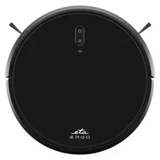 Robot Vacuum Cleaner ETA 221890000 Ergo, with Mop, Gyro Navigation, Wi-Fi, 145 min, HEPA, Black, 2 image