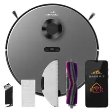 Robot Vacuum Cleaner ETA Aurum 524190000, 3D laser, mopping, 5200mAh, Grey, 3 image