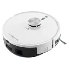 Robot Vacuum Cleaner ETA Leone Pro 624490000, mopping, auto-empty station, 5000Pa, 5200mAh, White, 2 image