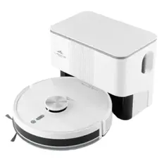 Robot Vacuum Cleaner ETA Leone Pro 624490000, mopping, auto-empty station, 5000Pa, 5200mAh, White