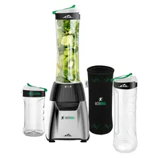 Blender ETA 110390000 ActivMix Team, 350W, 3 Tritan Bottles (2 x 0.6L + 0.4L), Black/Silver