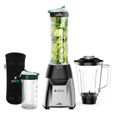 Blender ETA Activmix Premium 210390000, 350W, 1L + 2 Sport Bottles, Black/Silver, 3 image
