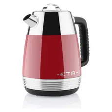Electric Kettle ETA918690030 Storio, 1.7 L, Stainless Steel, Retro Design, STRIX, Red, 2 image