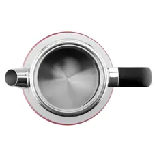 Electric Kettle ETA918690030 Storio, 1.7 L, Stainless Steel, Retro Design, STRIX, Red, 5 image