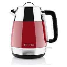 Electric Kettle ETA918690030 Storio, 1.7 L, Stainless Steel, Retro Design, STRIX, Red