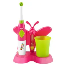 Electric Toothbrush ETA 129490070 Zubnička, Kids, 4500 oscillations/min, with Hourglass, Pink