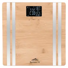 Body Analysis Scale ETA 177990000 Bamboo Fit, 180 kg, Bamboo Surface, Brown, 2 image