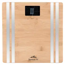 Body Analysis Scale ETA 177990000 Bamboo Fit, 180 kg, Bamboo Surface, Brown, 3 image