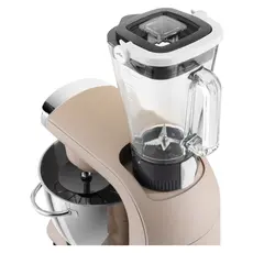 Kitchen Machine ETA Gratus EVO Smart 102890025, 1500W, 5.5 L, with blender, Taupe (beige), 3 image