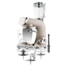 Kitchen Machine ETA Gratus EVO Smart 102890025, 1500W, 5.5 L, with blender, Taupe (beige), 4 image