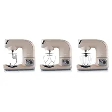 Kitchen Machine ETA Gratus EVO Smart 102890025, 1500W, 5.5 L, with blender, Taupe (beige), 5 image