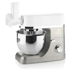 Kitchen Machine ETA Gustus IV Maximus 412890030, 1200W, 5.5 L, with meat grinder and blender, White/Grey, 3 image
