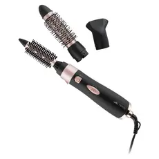 Hot Air Styler ETA 432190010 Fenité Black Edition, 1000W, 3 Attachments, Ionic, Black
