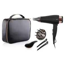 Hair Dryer ETA732090020 Fenité Black Edition, 2200W, Ionization, Diffuser, Gift Set, Black