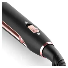 Hair Straightener ETA933690010 Fenité Black Edition, 45W, 150-230°C, Ceramic, LED Display, Gift Set, Black/Rose Gold, 4 image