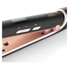 Hair Straightener ETA933690010 Fenité Black Edition, 45W, 150-230°C, Ceramic, LED Display, Gift Set, Black/Rose Gold, 5 image