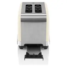 Toaster ETA 916690040 Storio, 930W, 2 Slices, 7 Levels, Retro Design, Beige, 3 image
