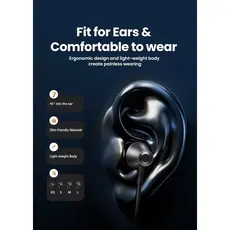 Headphones UGREEN EP105 (35754), In-Ear Headphones, Wired, USB-C, Black, 3 image