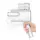 Steam iron Deerma DEM-HS007, 800W, 100Ml, Steam Iron, White, 5 image
