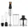 Hand Blender Ardesto HBG-800DWHCHC, 800W, 600ML, Hand Blender, Black/Silver