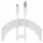 Cable Baseus P10319703221-00 Explorer Series Fast Charging Cable with Smart Temp Control Type-C to Type-C 100W 1m Stellar White