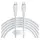Cable Baseus P10355702221-B2 Pudding Series Fast Charging Cable Type-C to Type-C 100W 2m Stellar White