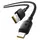 Cable Baseus P10377703113-02 Silky Fast Charging Data Cable USB-A to USB-C 3A 1m Black, 2 image
