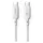 Cable Baseus P10377704213-00 Silky Series Fast Charging Cable Type-C to Type-C 100W 1m Moon White, 2 image
