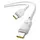 Cable Baseus P10377704213-00 Silky Series Fast Charging Cable Type-C to Type-C 100W 1m Moon White, 3 image