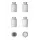 Smart Radiator Thermostat Moes ZTRV-ZX-TV02-EN, Zigbee 3.0, LED Display, 2x AA, White, 2 image