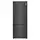 Refrigerator LG GR-B589BQCM.AMCQMER Bottom Freezer, 446 L, No Frost, Inverter, Black